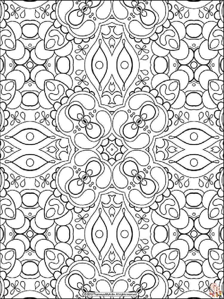 Abstract Coloring Pages Adult 14