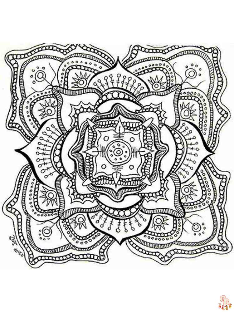 Abstract Coloring Pages Adult 15