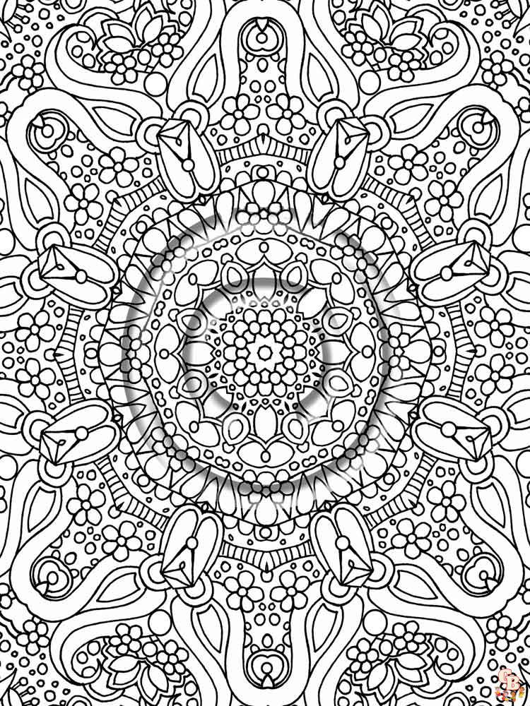 Abstract Coloring Pages Adult 16