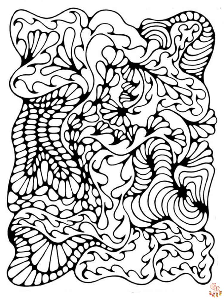 Abstract Coloring Pages Adult 17