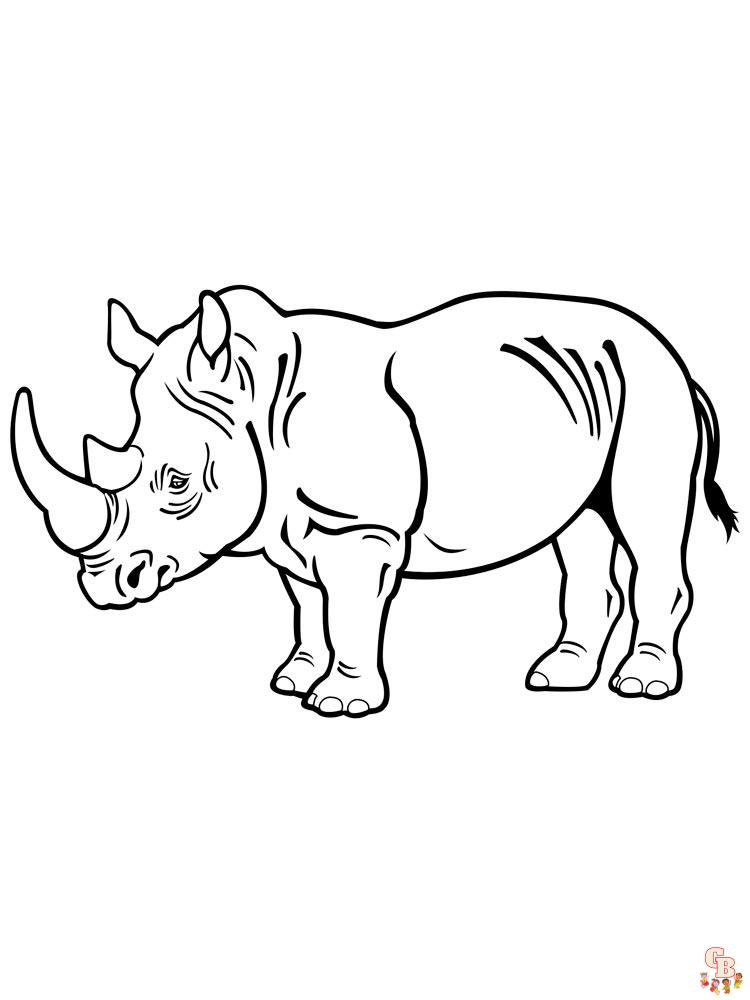 African Animals Coloring Pages 28