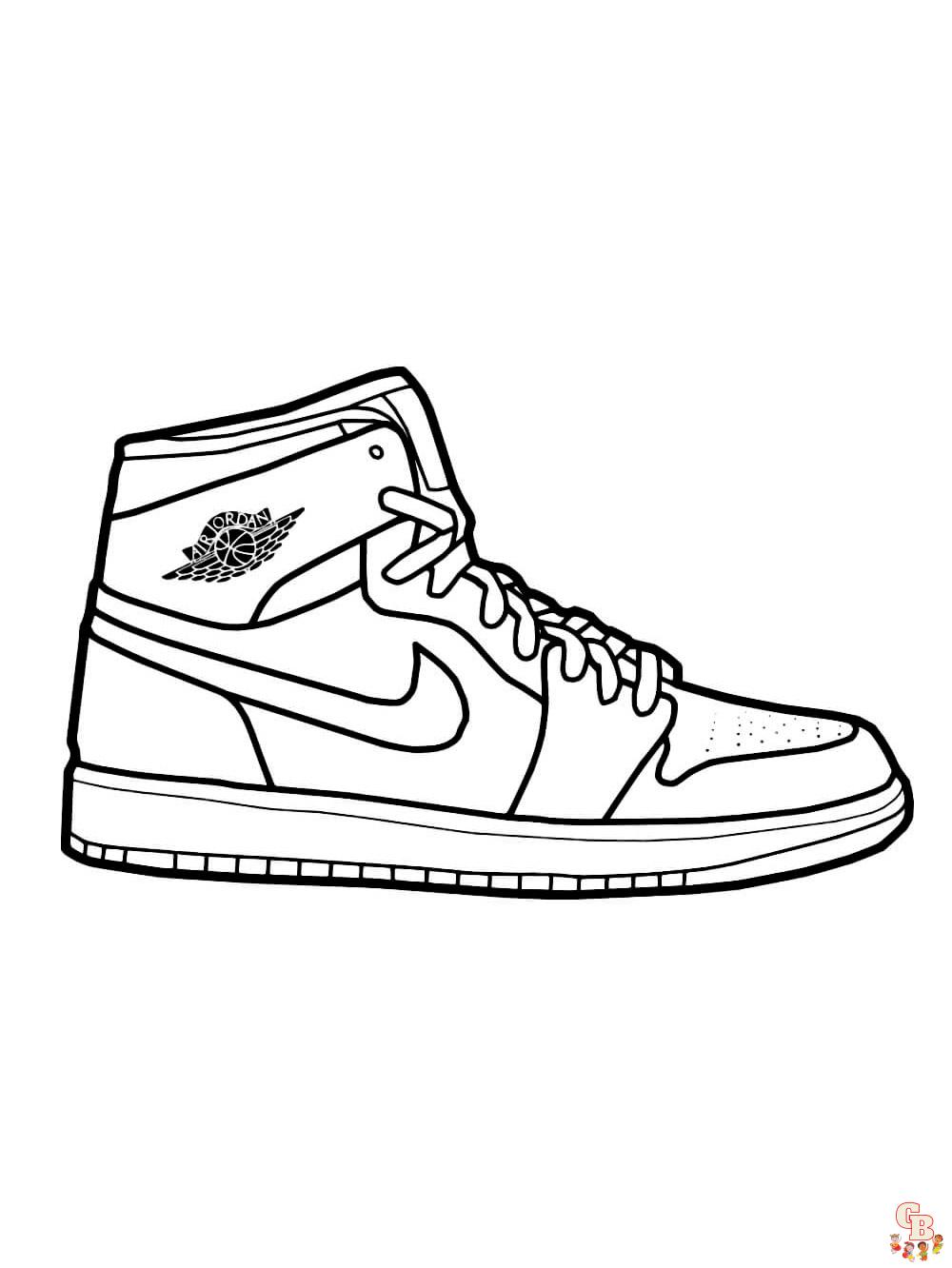 Air Jordan Coloring Pages 11