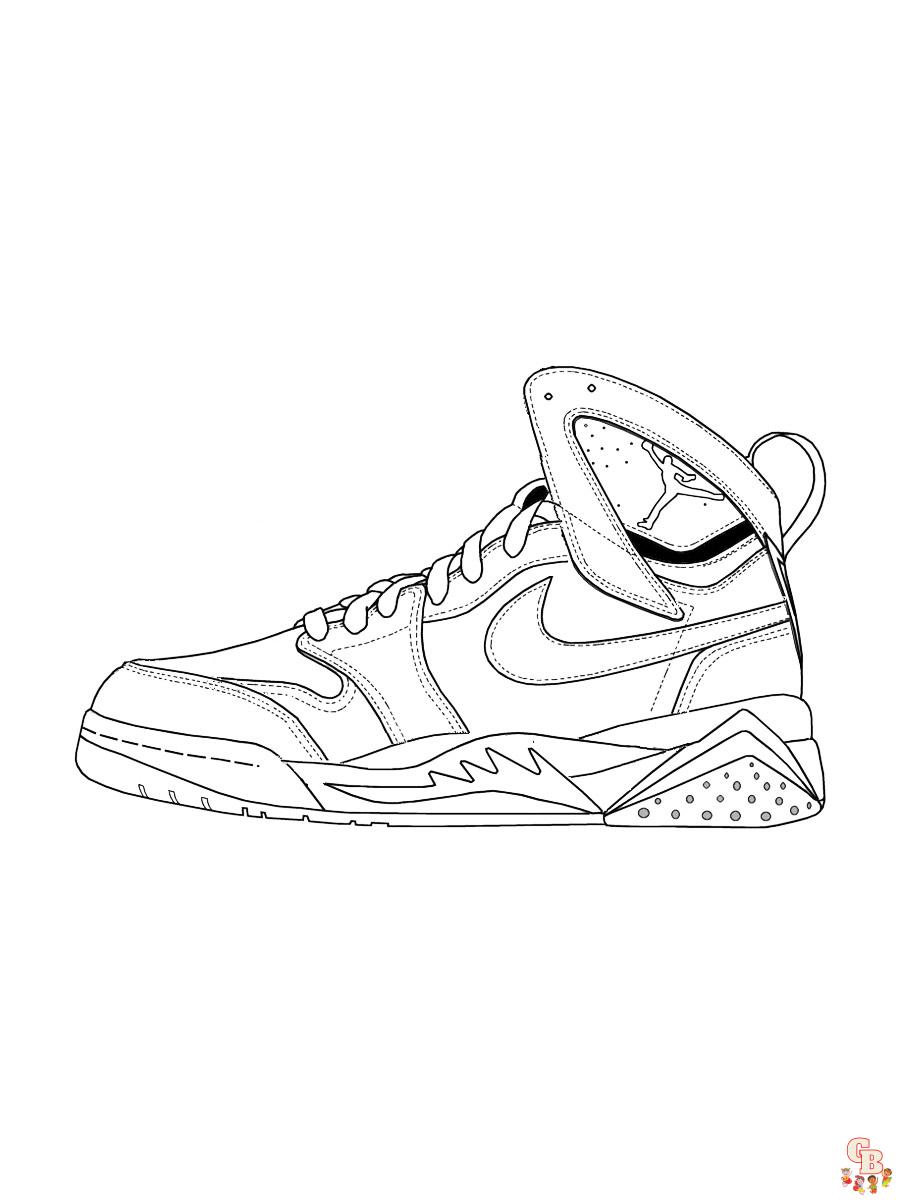 Air Jordan Coloring Pages 15