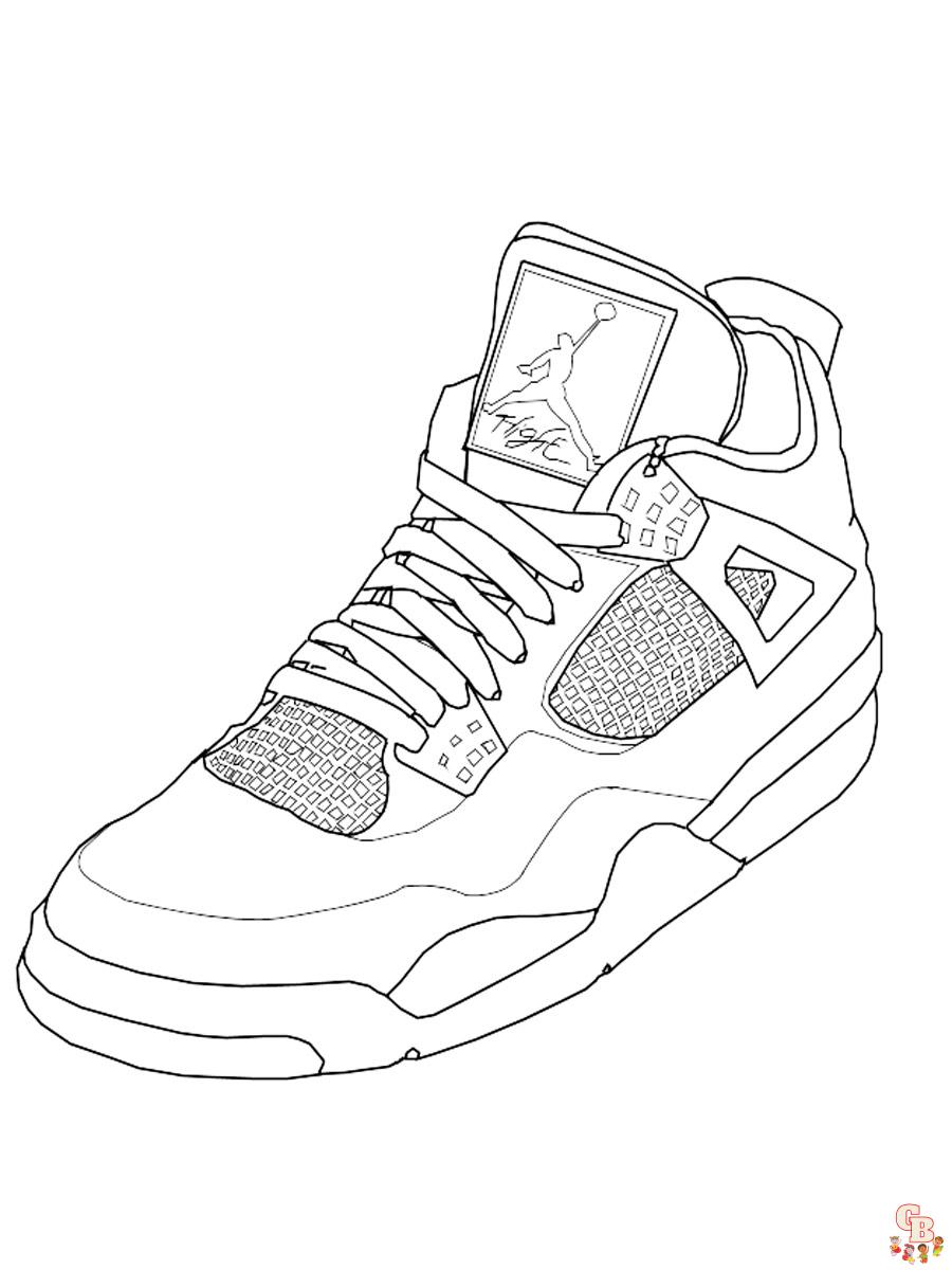 Air Jordan Coloring Pages 16