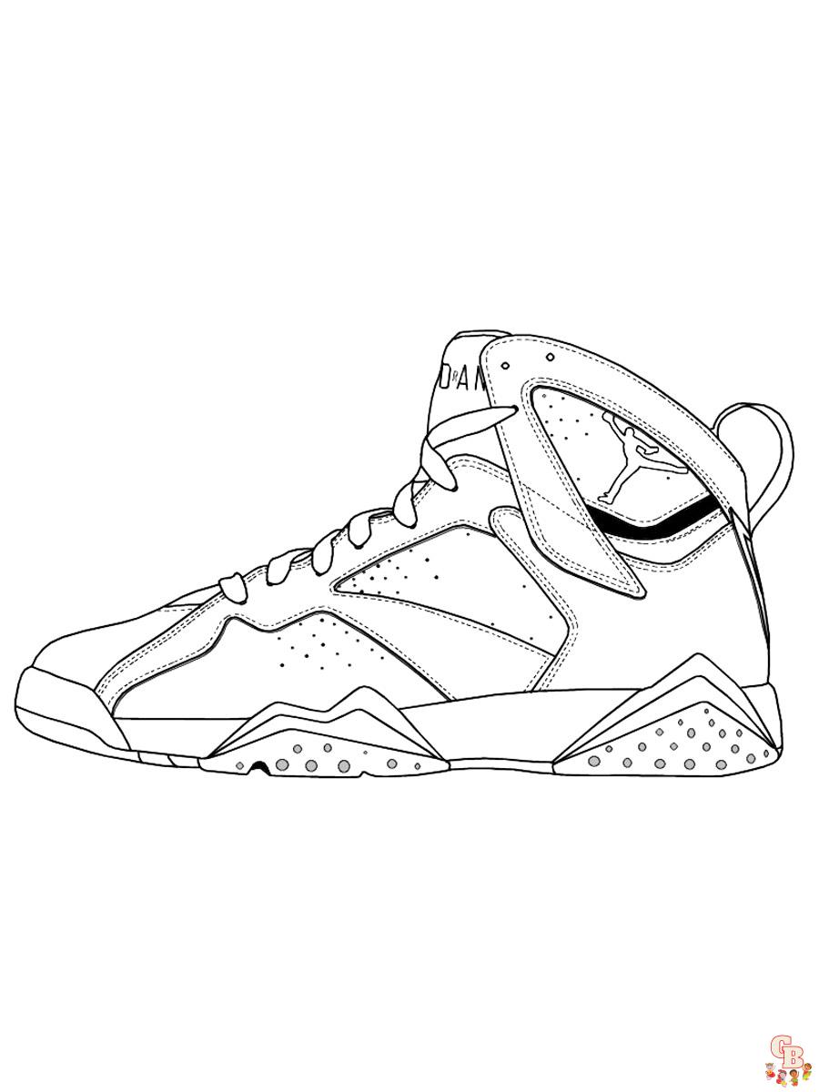 Air Jordan Coloring Pages 20