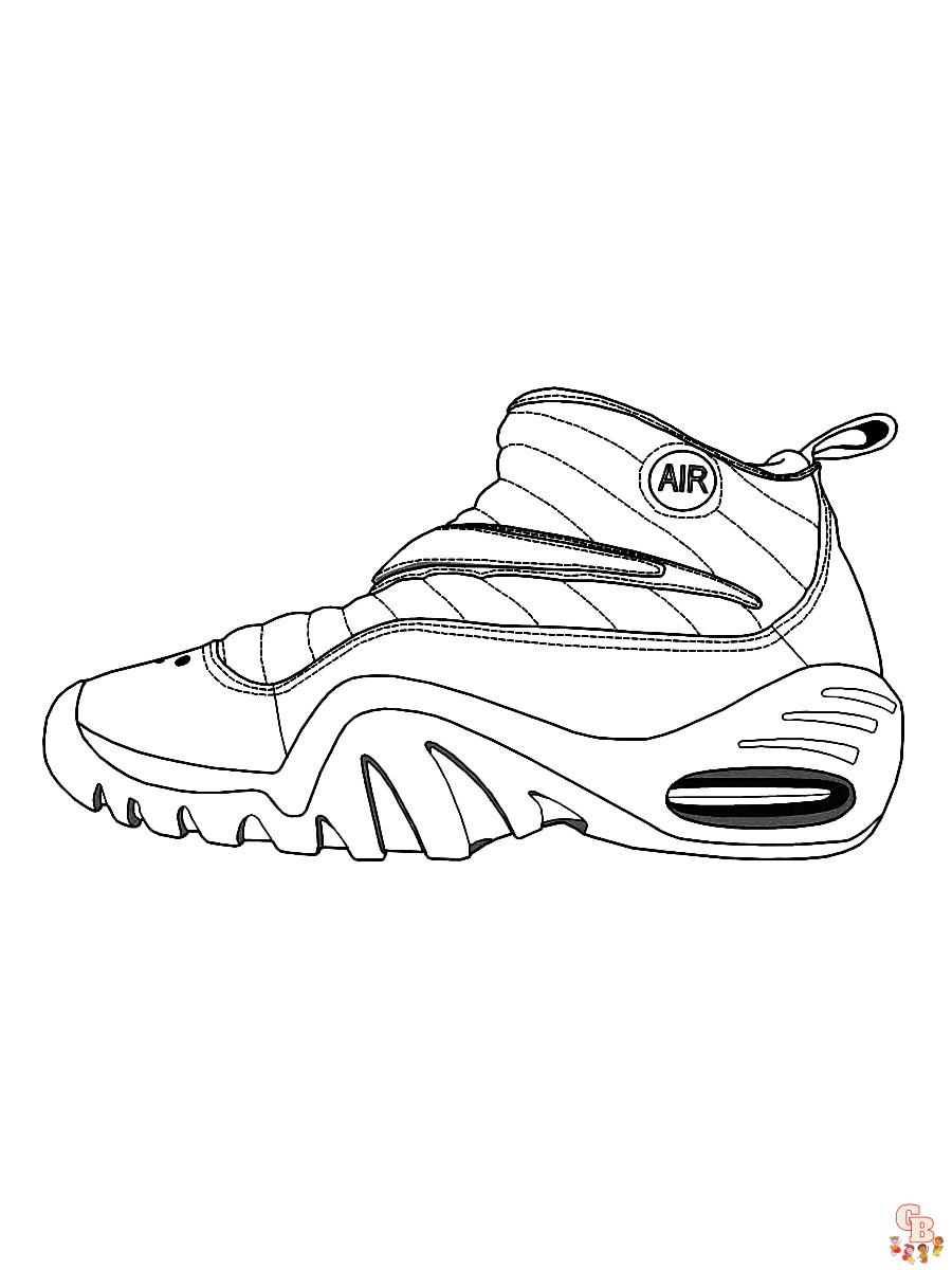 Air Jordan Coloring Pages 21