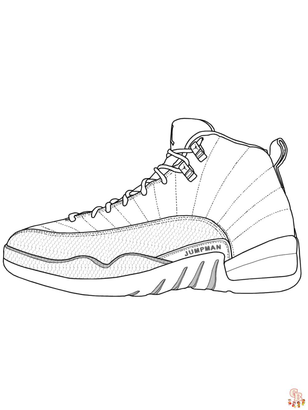 Air Jordan Coloring Pages 22