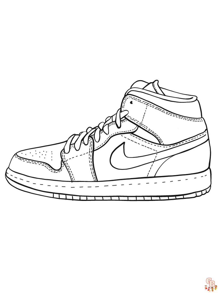 Air Jordan Coloring Pages 23