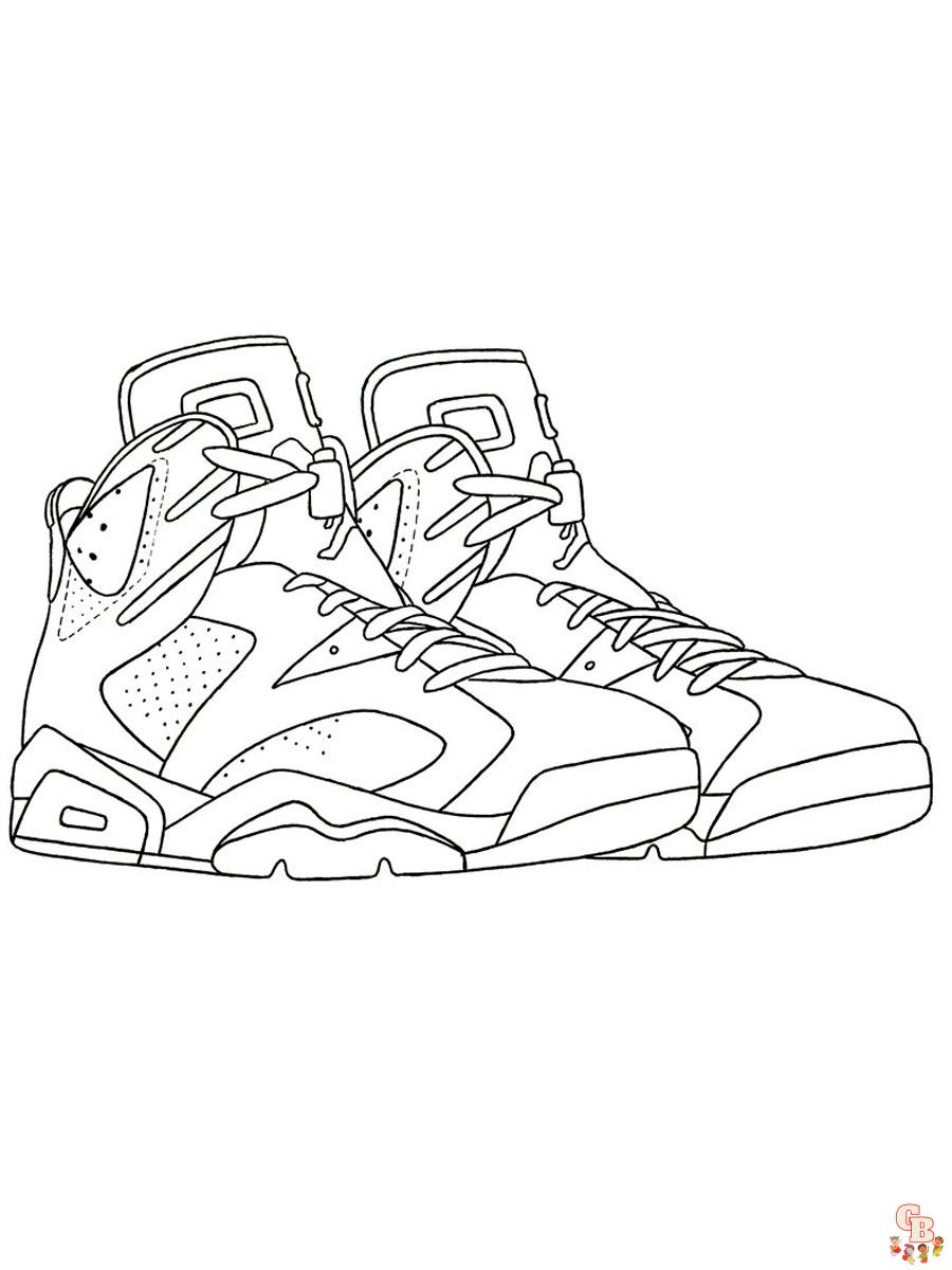 Air Jordan Coloring Pages 24