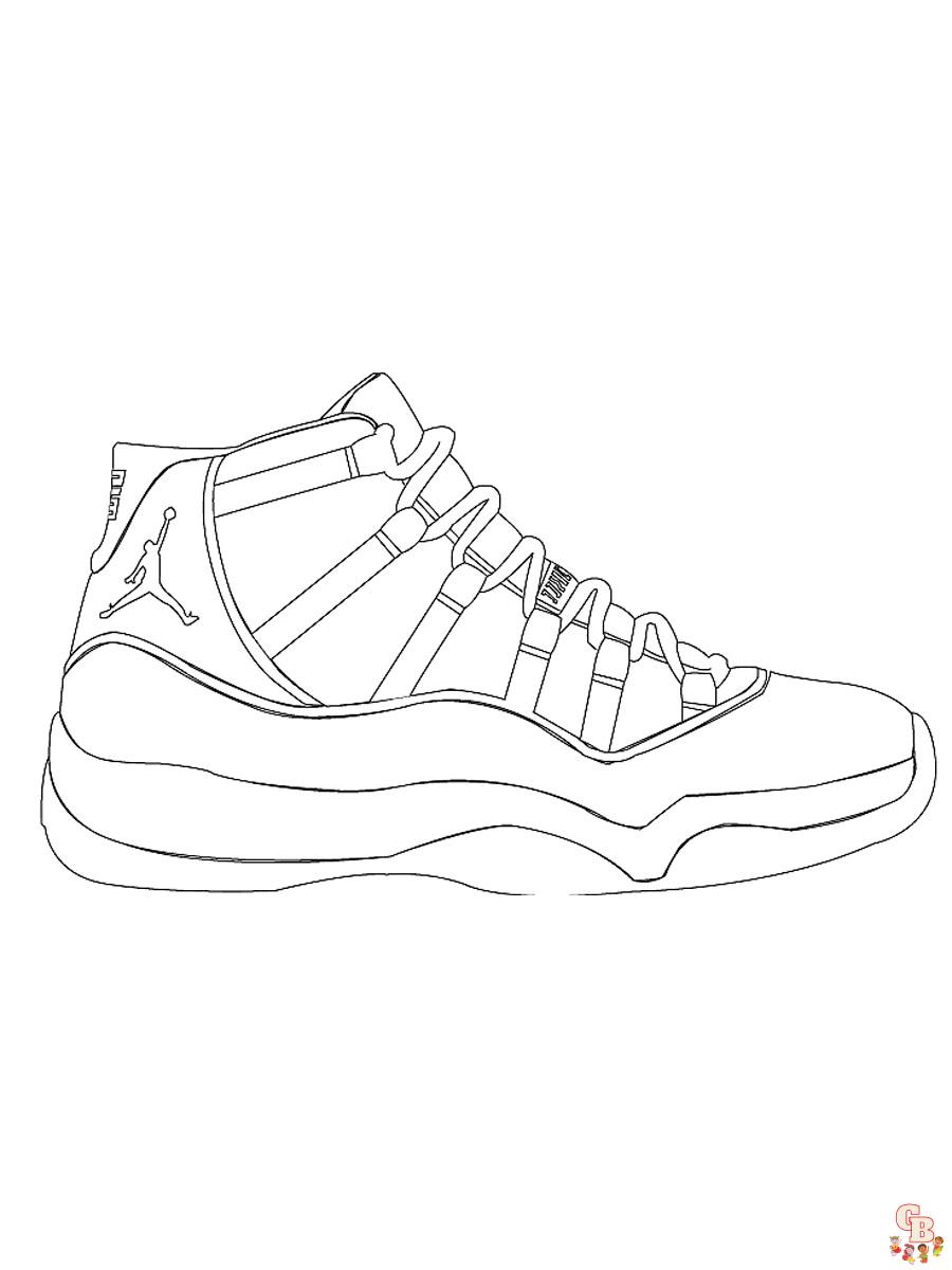 Air Jordan Coloring Pages 27