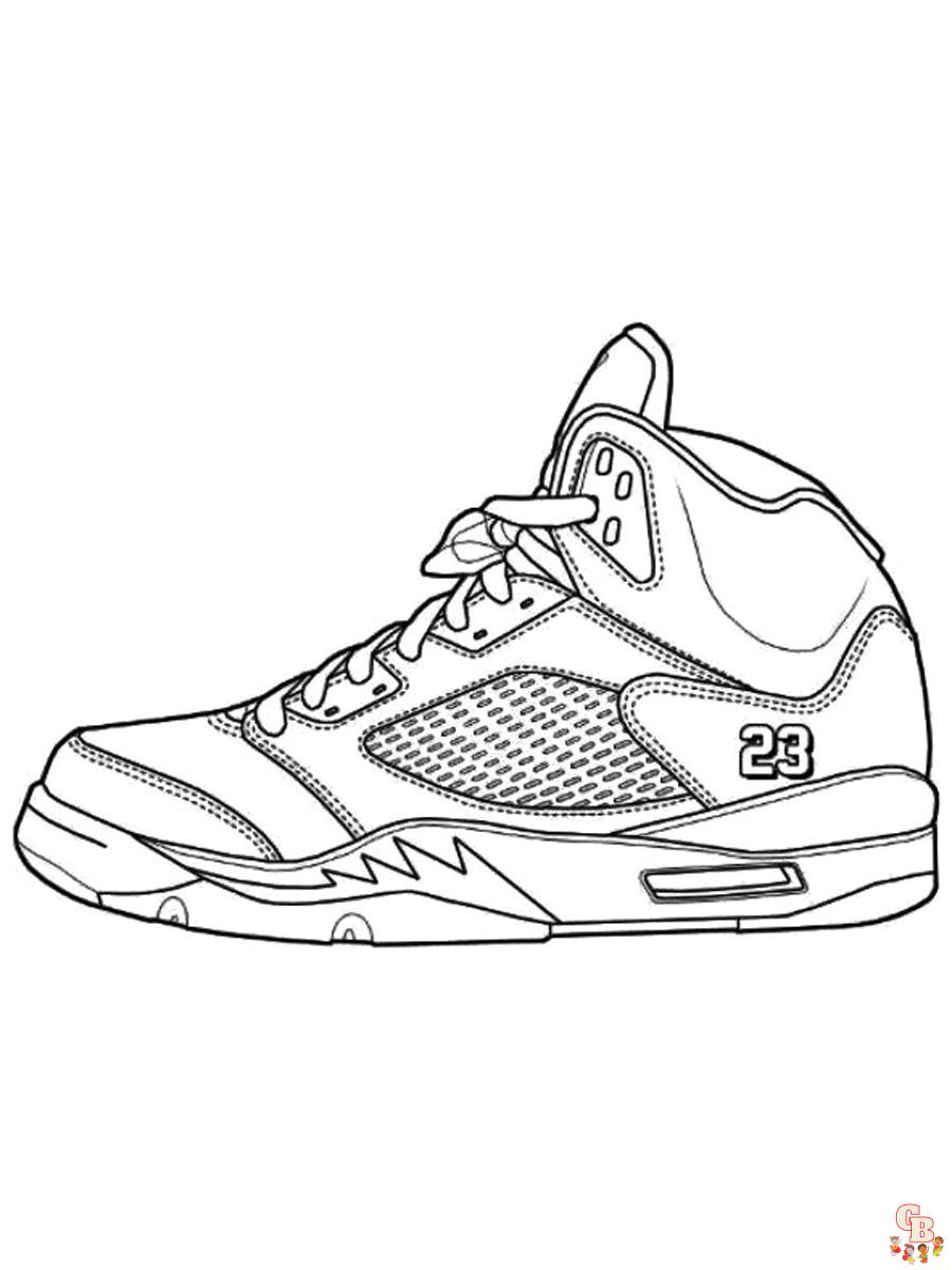 Air Jordan Coloring Pages 3