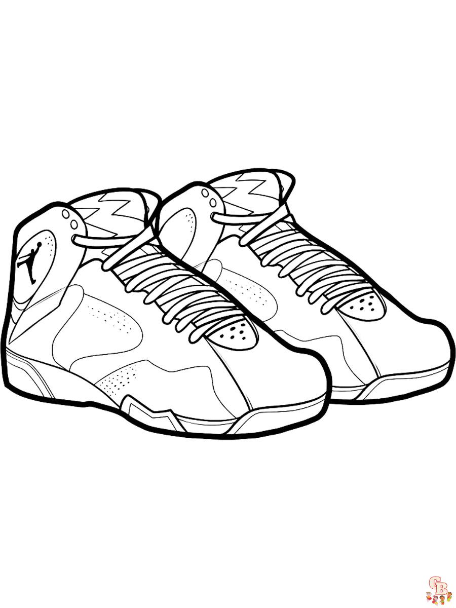 Air Jordan Coloring Pages 6