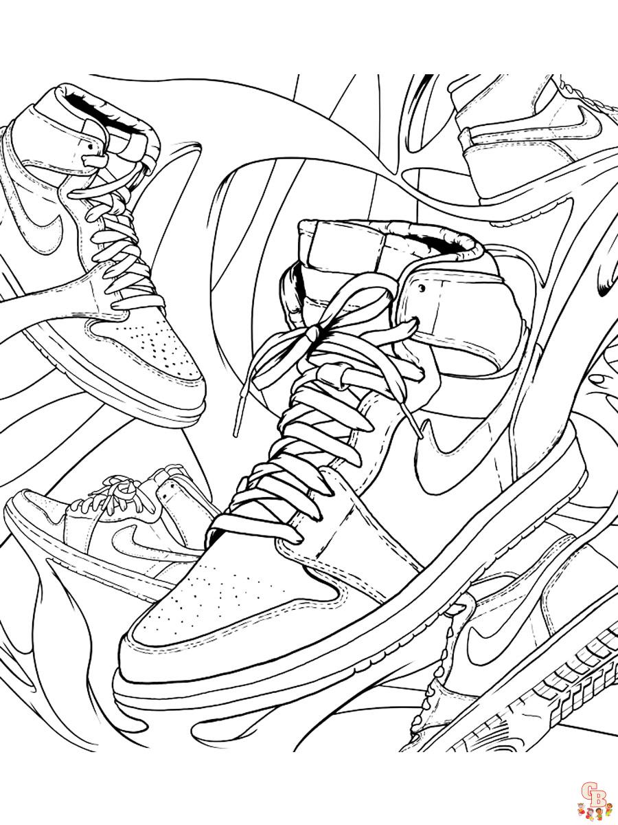 Air Jordan Coloring Pages 7