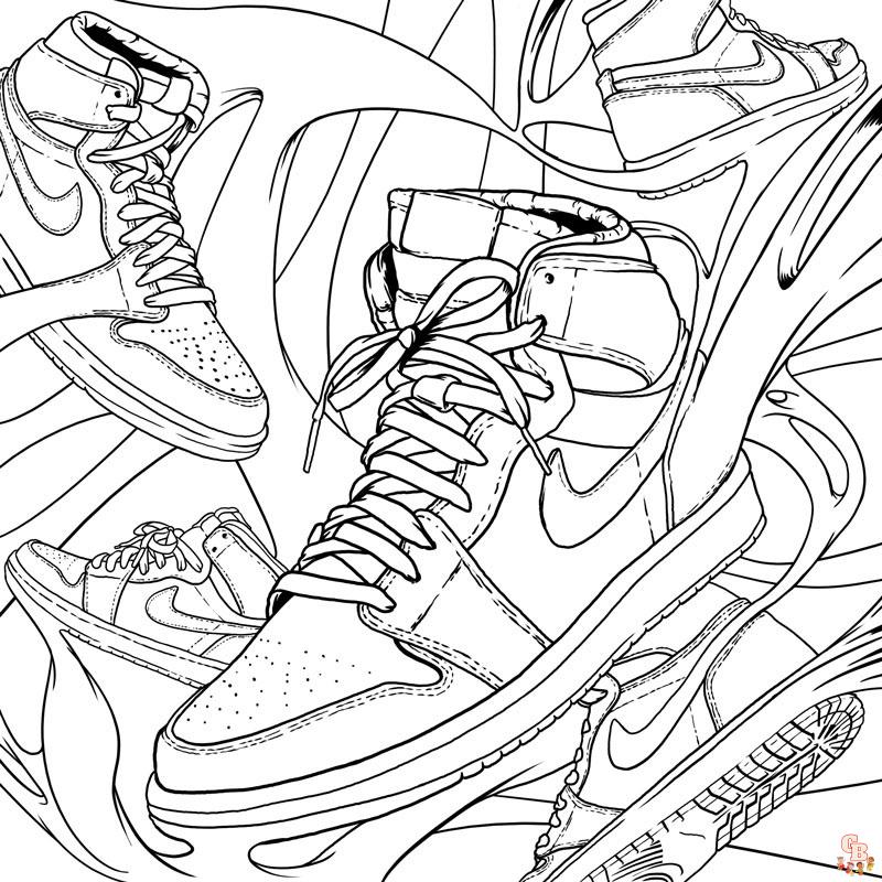 Air Jordan Coloring Pages 8