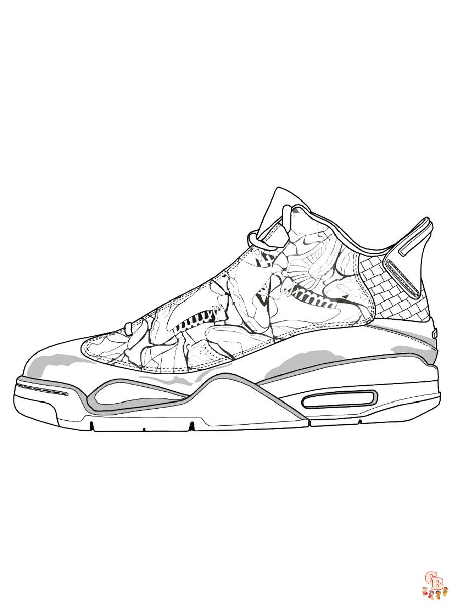 Air Jordan Coloring Pages 9