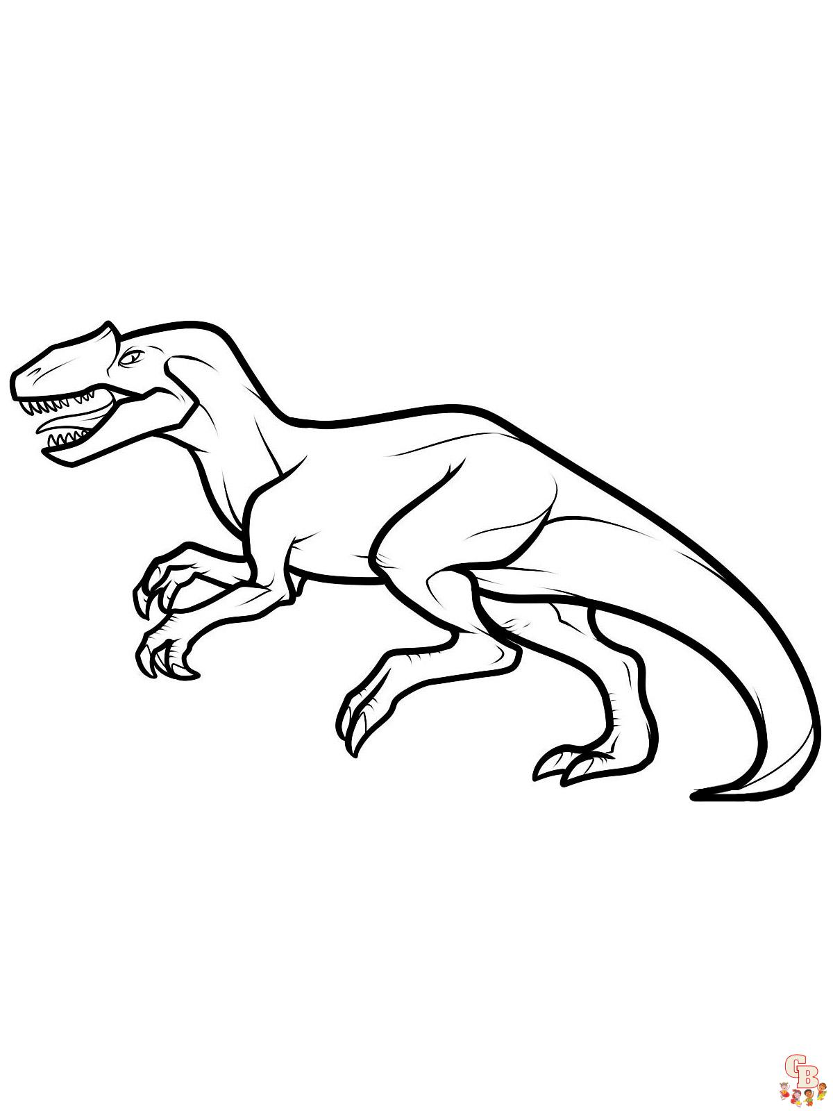 Allosaurus Coloring Pages 10