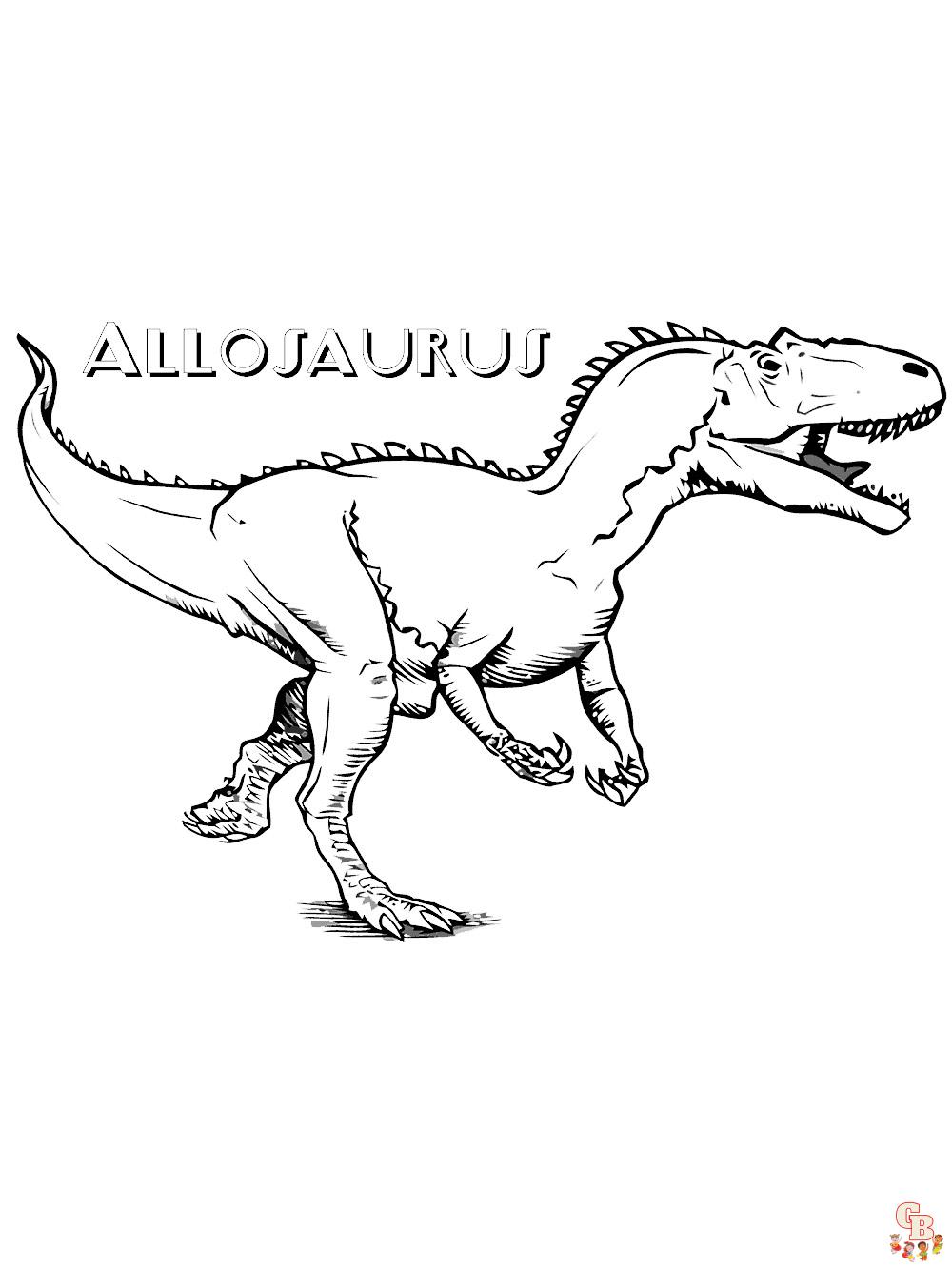 Allosaurus Coloring Pages 2