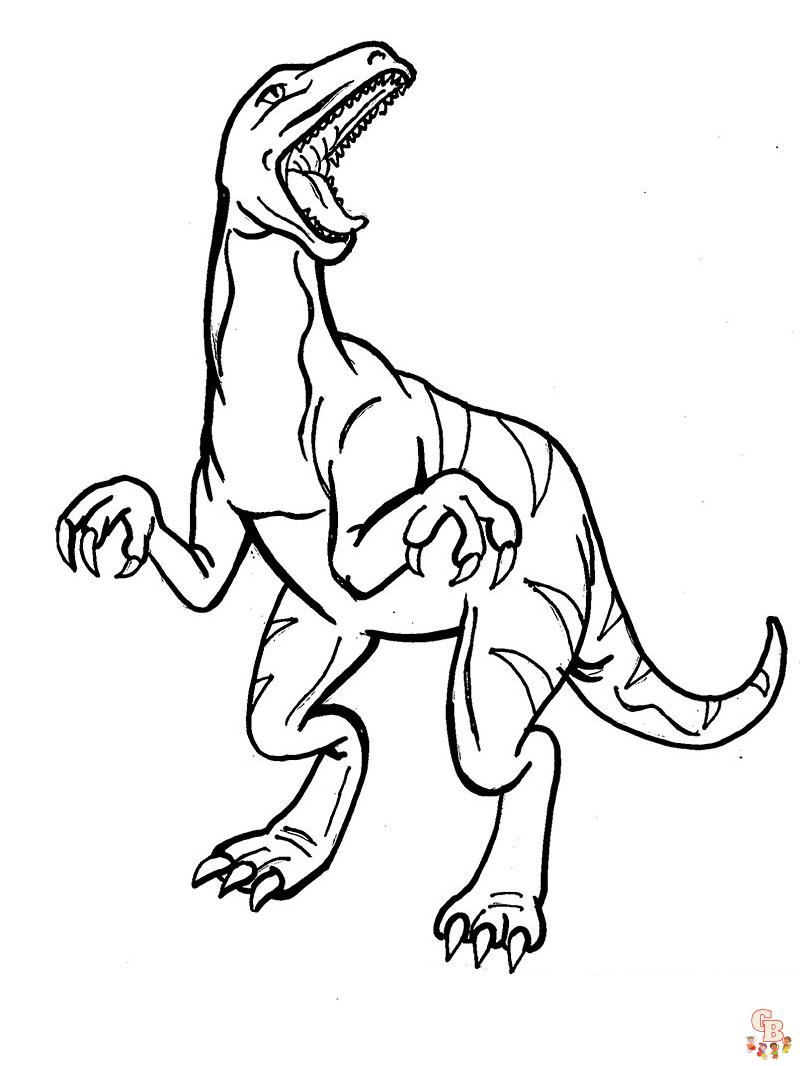 Allosaurus Coloring Pages 5