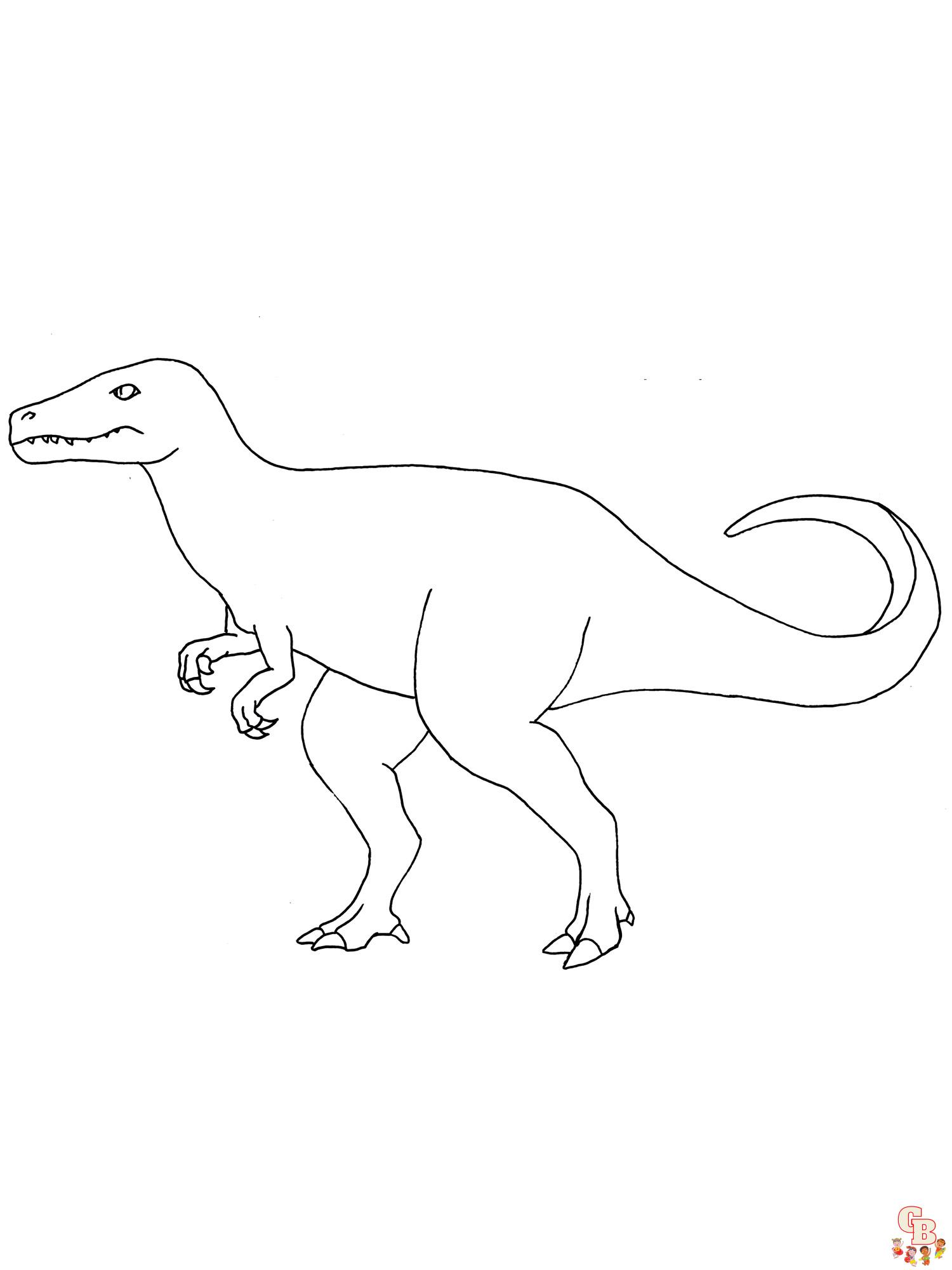 Allosaurus Coloring Pages 6