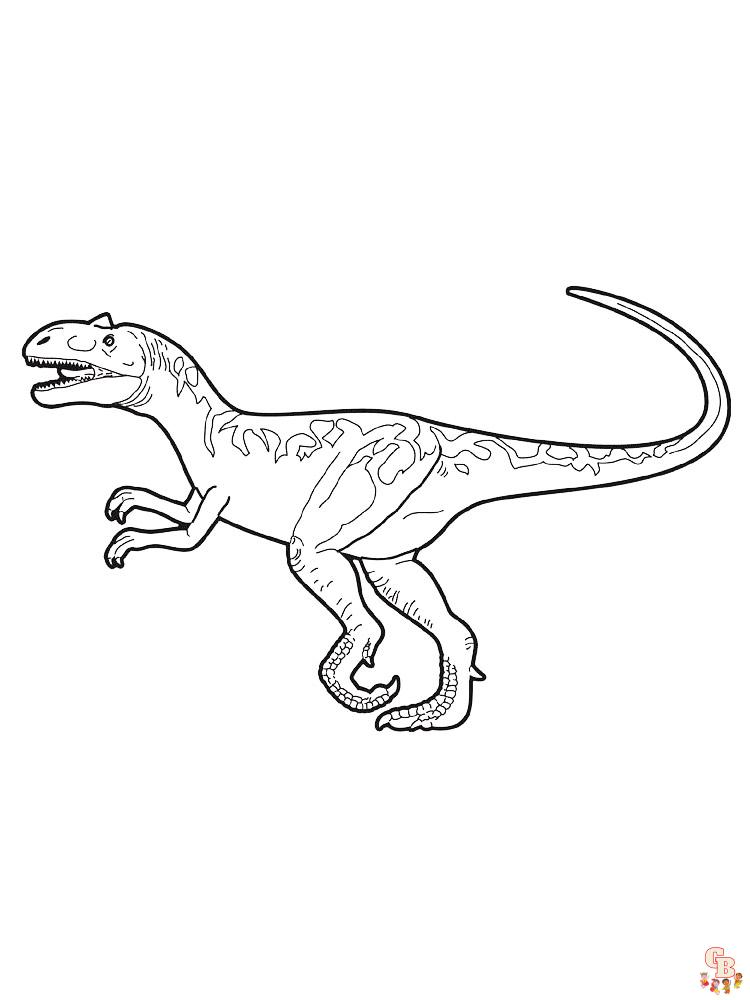 Allosaurus Coloring Pages 8