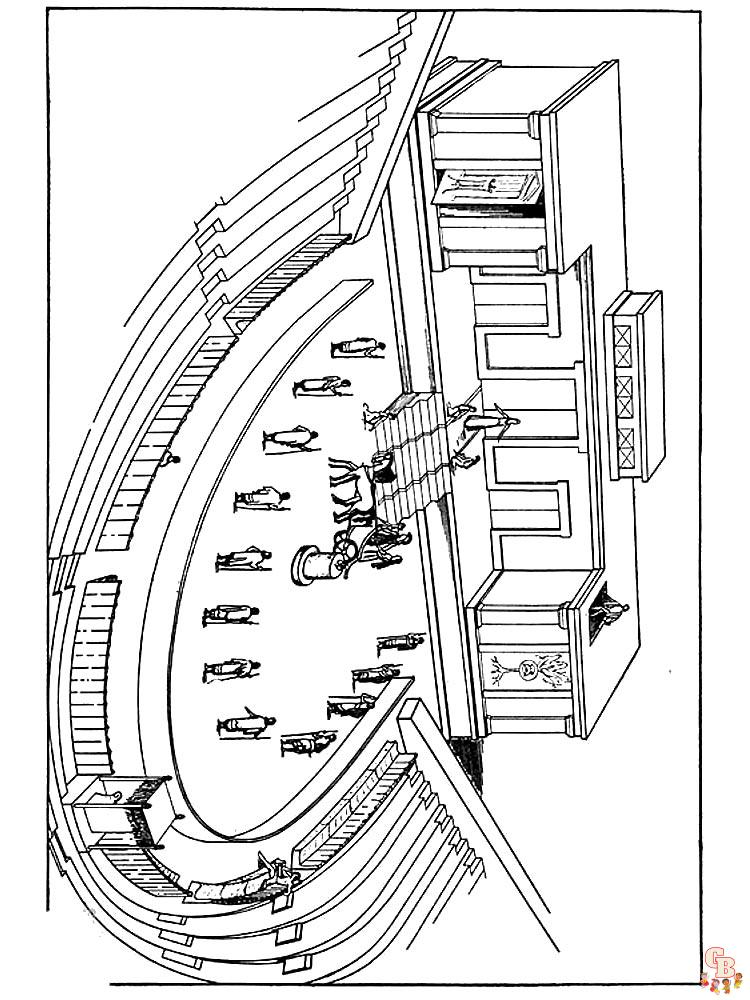 Ancient Greece Coloring Pages 9