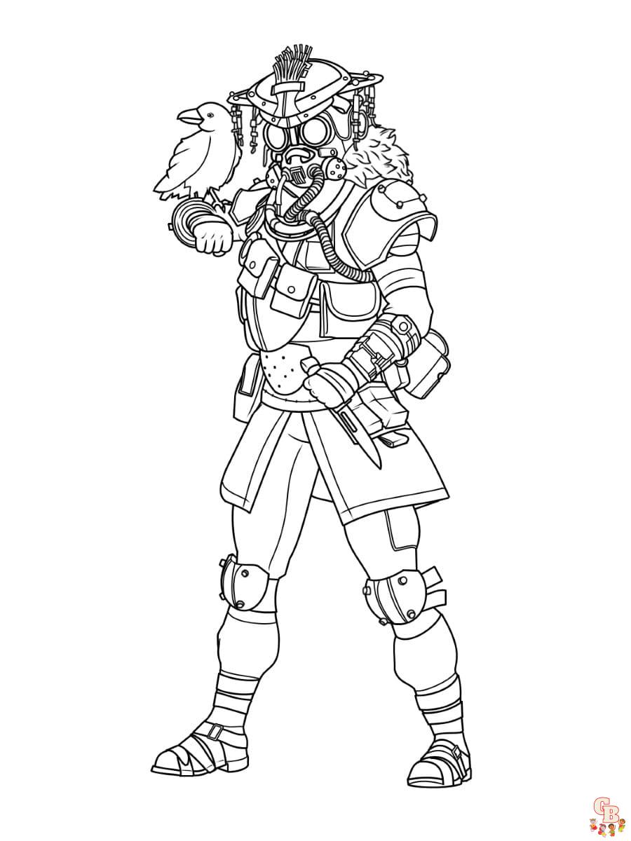 Apex Legends Coloring Pages 10