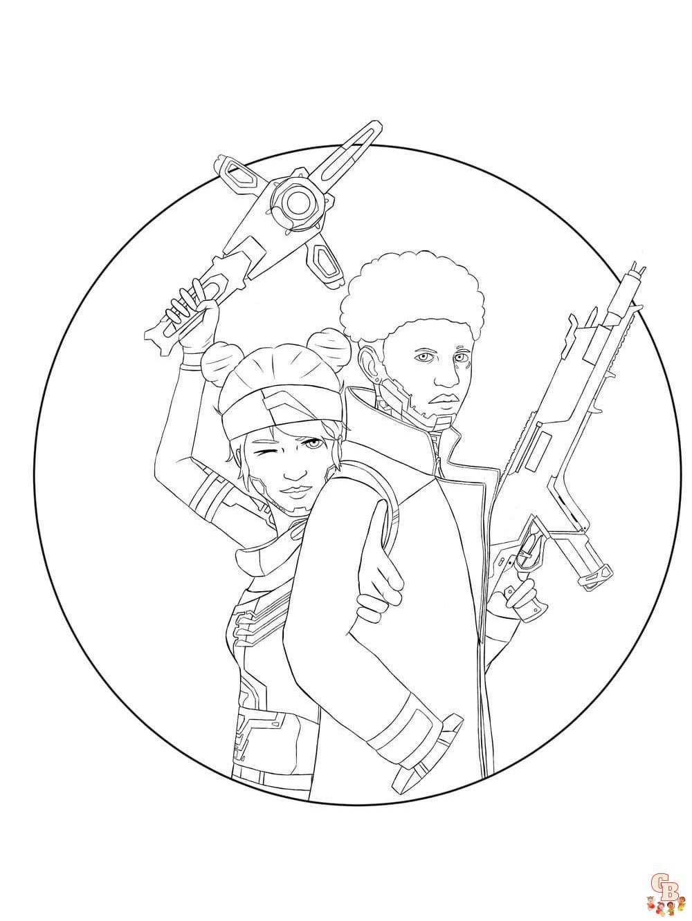 Apex Legends Coloring Pages 11