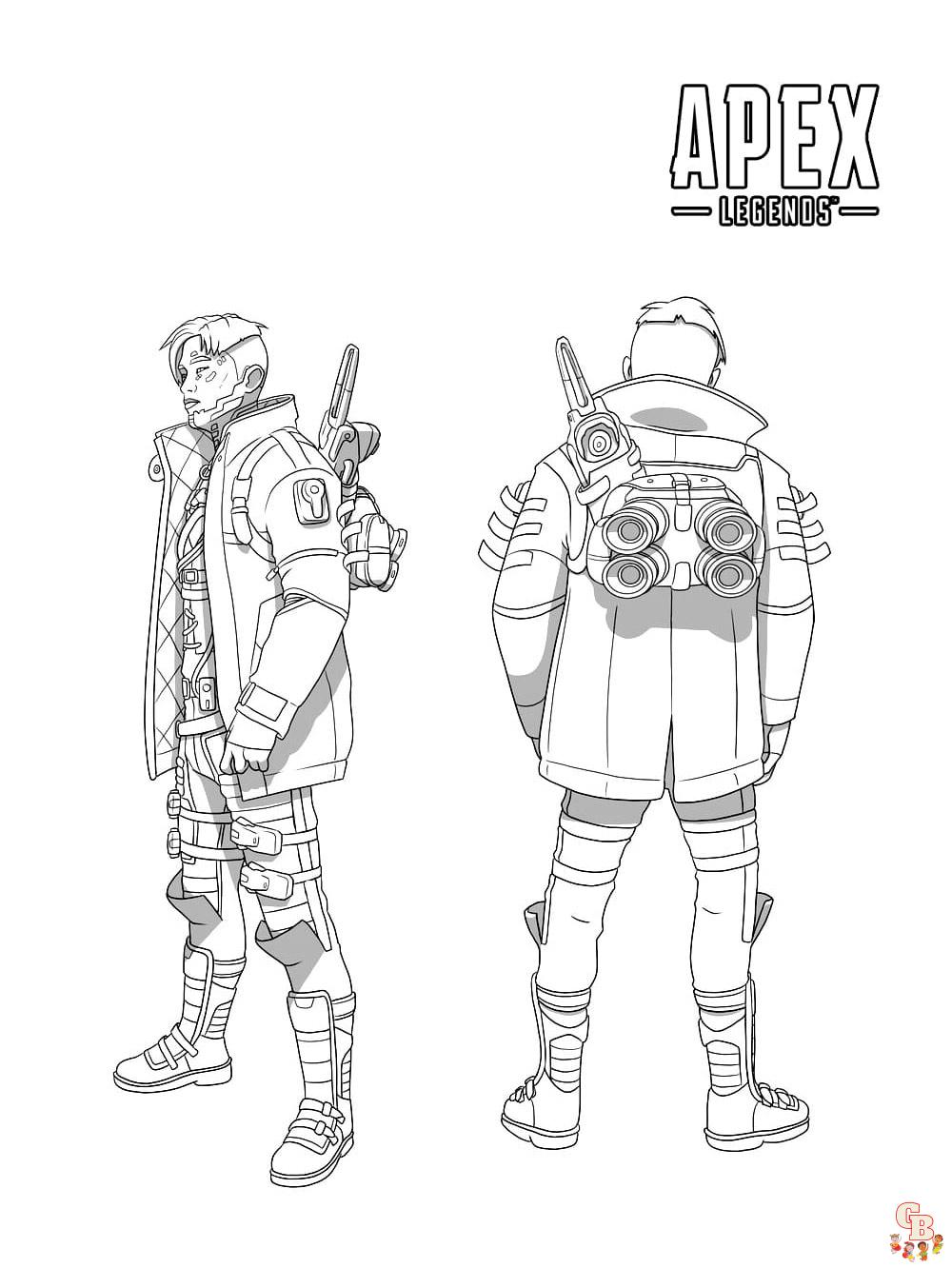 Apex Legends Coloring Pages 12