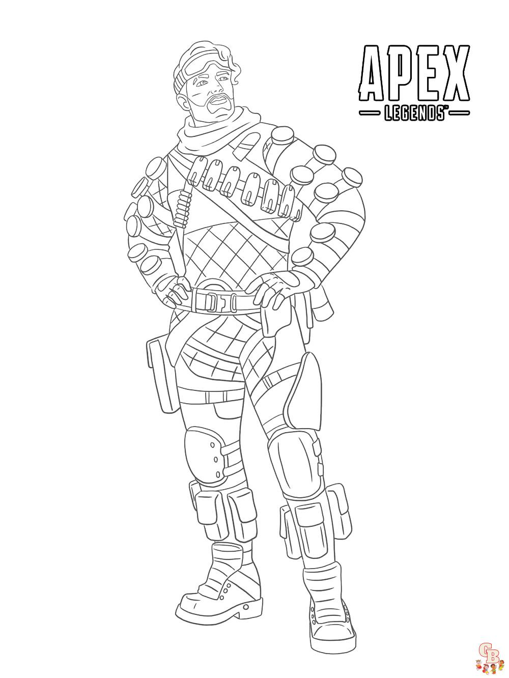 Apex Legends Coloring Pages 21