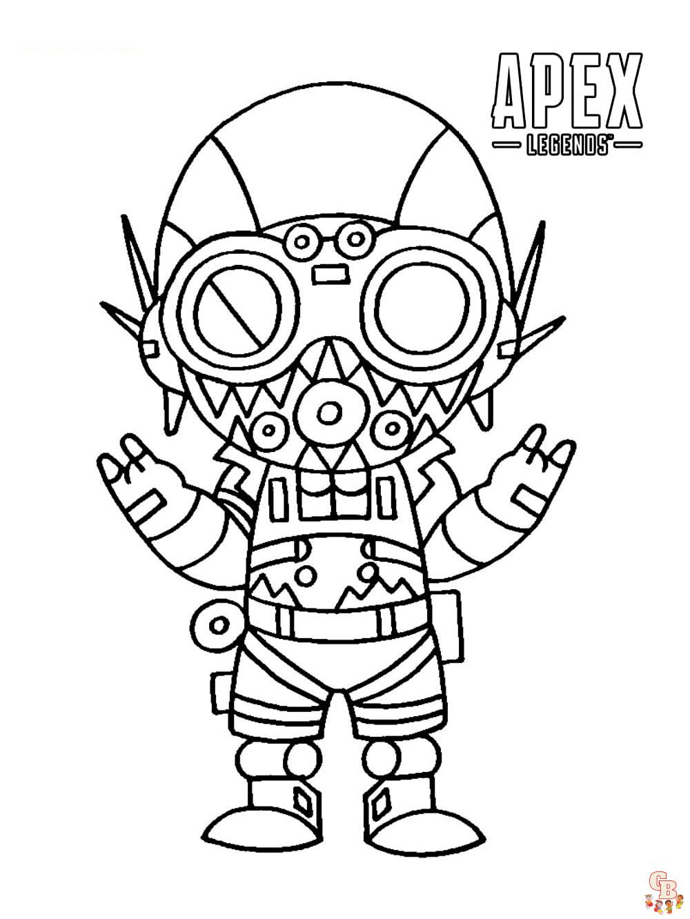 Apex Legends Coloring Pages 22