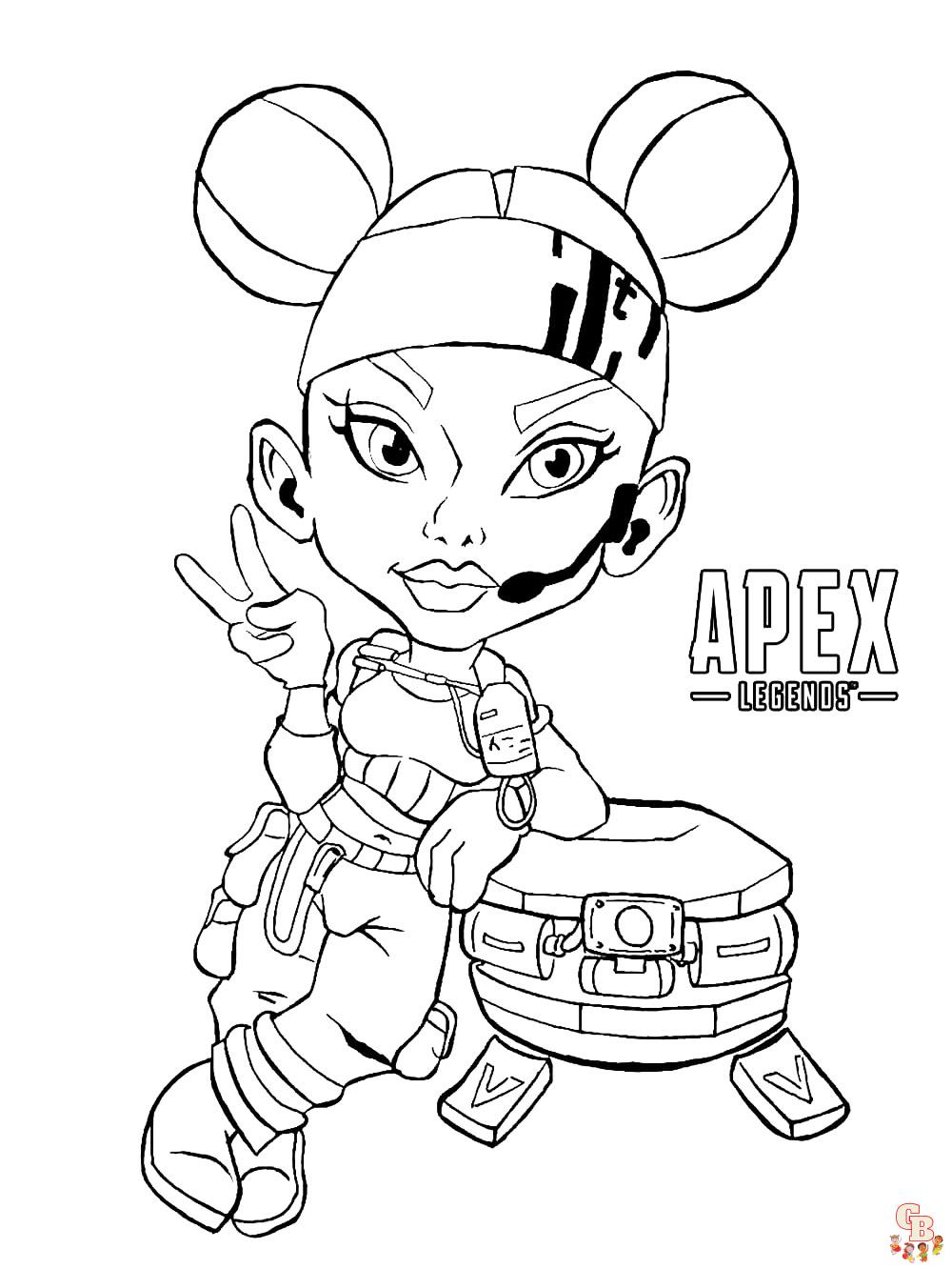 Apex Legends Coloring Pages 23