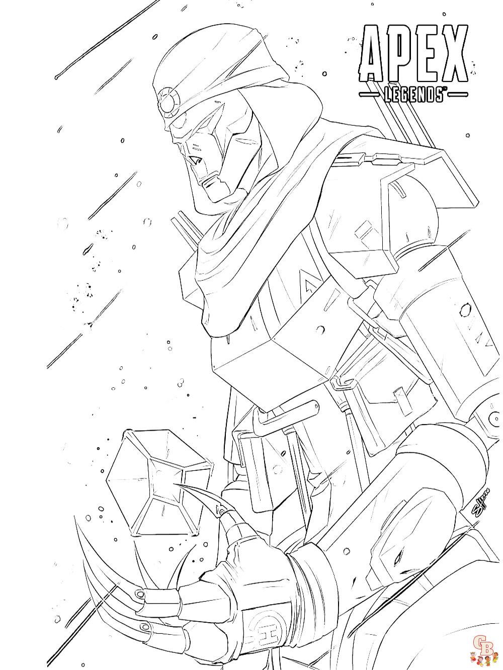 Apex Legends Coloring Pages 24