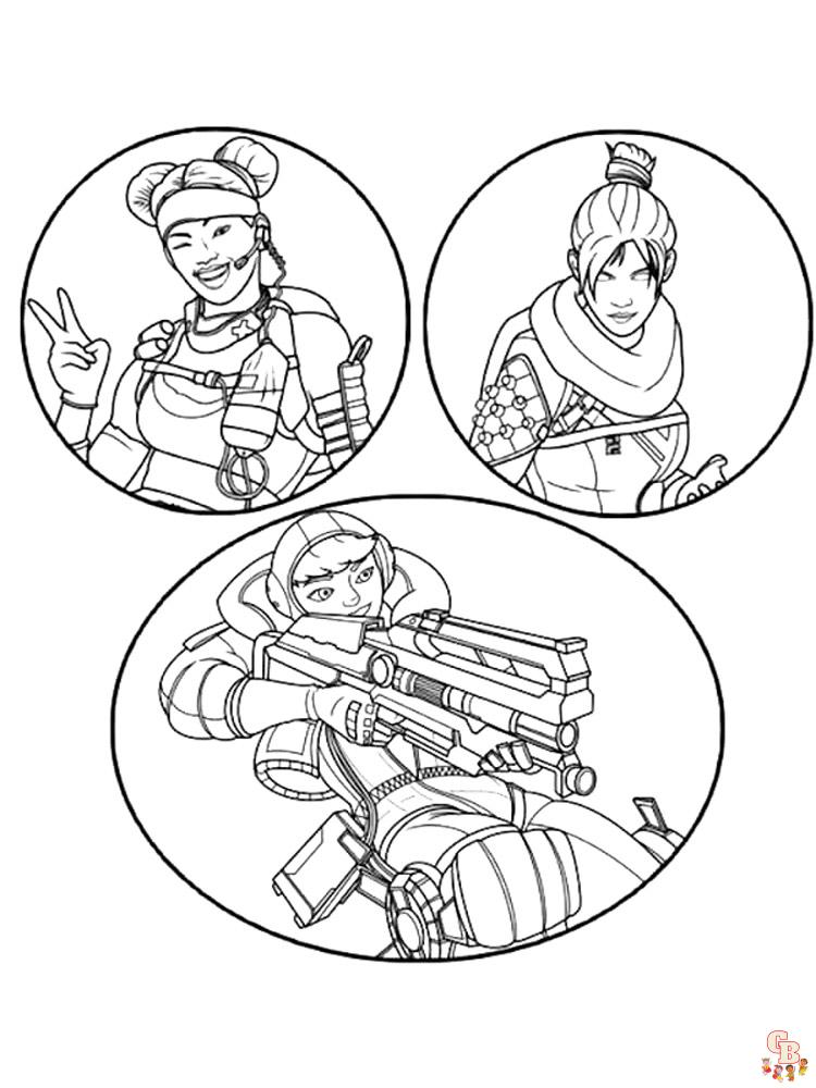 Apex Legends Coloring Pages 27