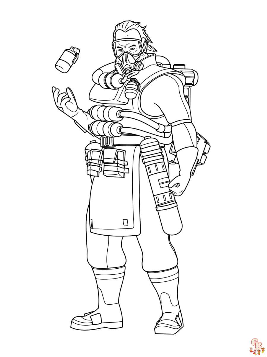 Apex Legends Coloring Pages 31