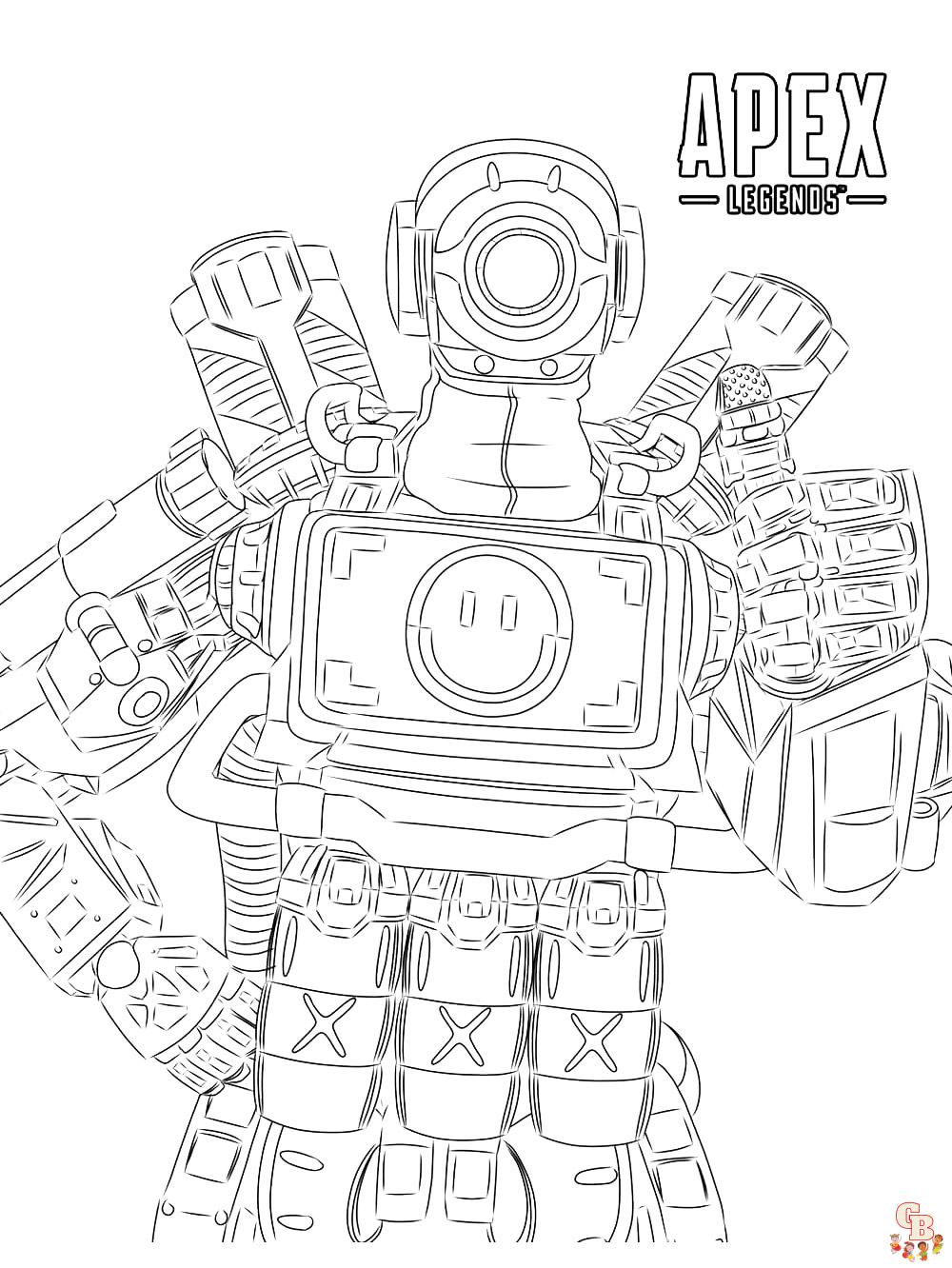 Apex Legends Coloring Pages 32