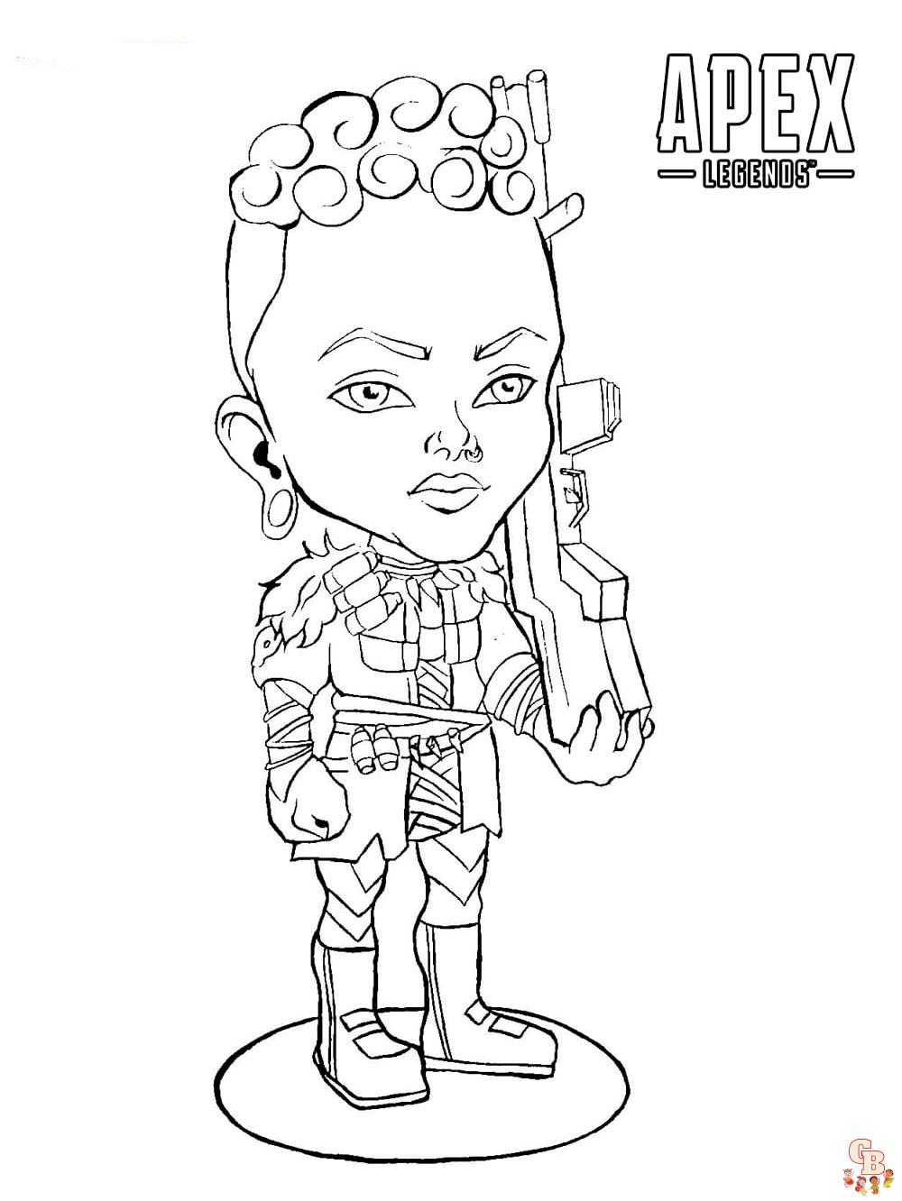 Apex Legends Coloring Pages 33