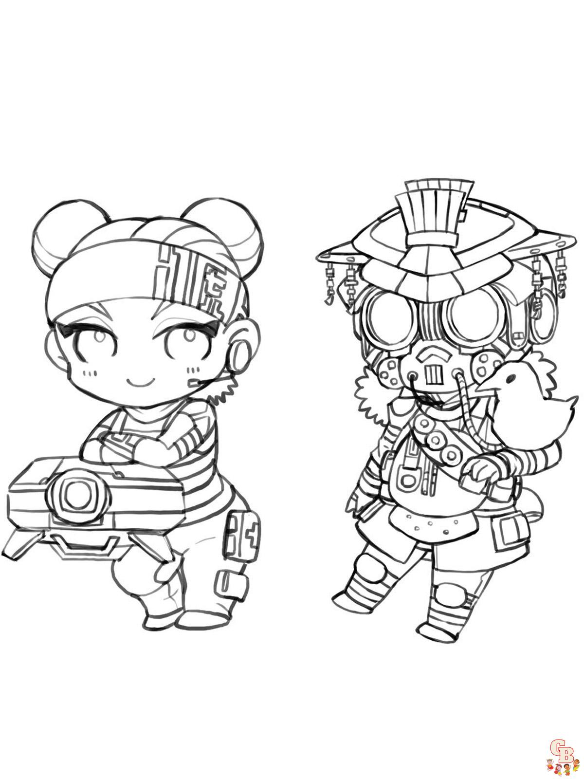 Apex Legends Coloring Pages 4