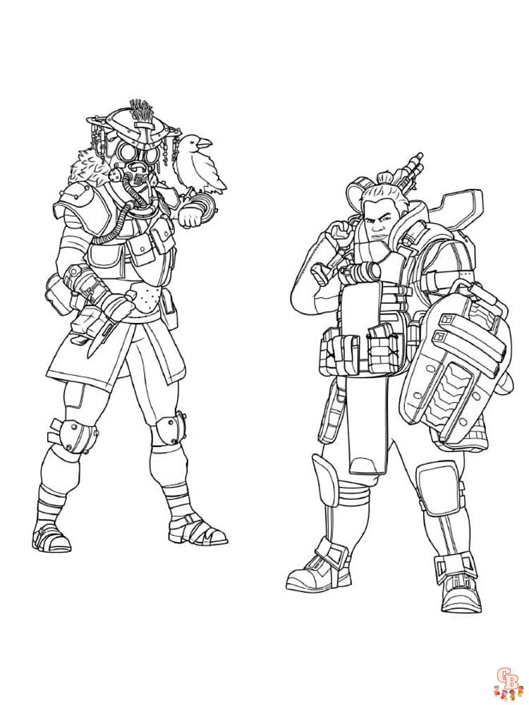 Apex Legends Coloring Pages 8