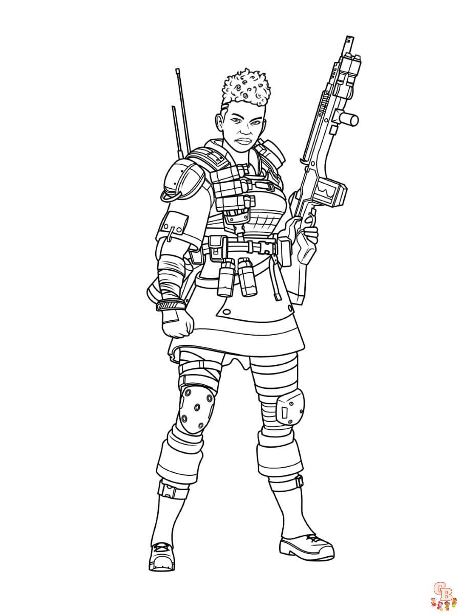 Apex Legends Coloring Pages 9