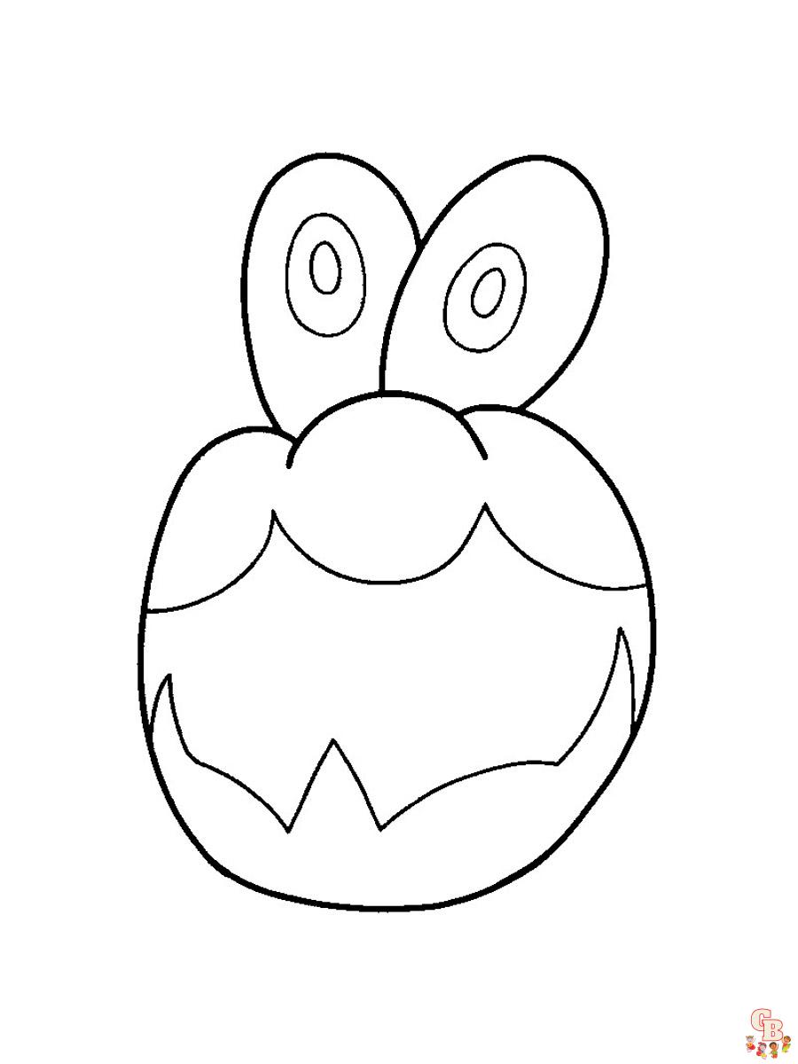 Applin Coloring Page 1