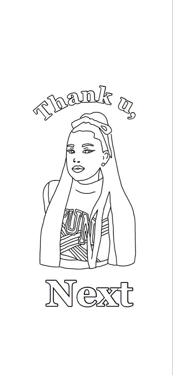 Ariana Grande coloring pages 19