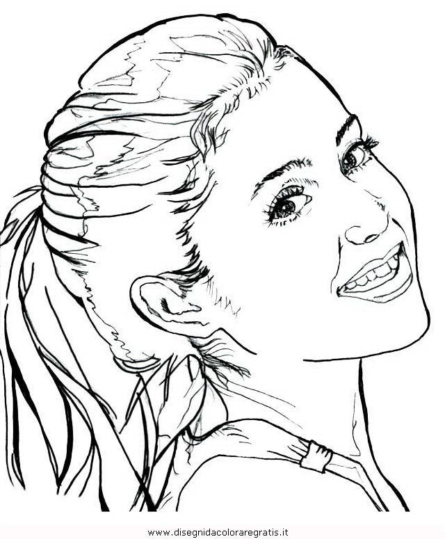 Ariana Grande coloring pages 24