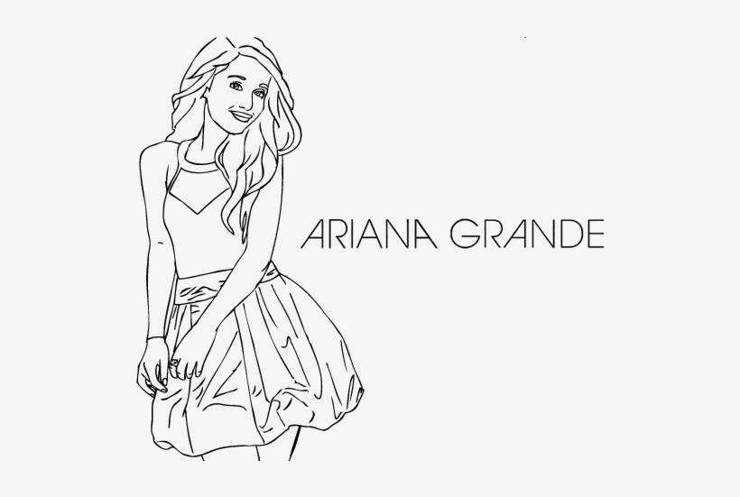 Ariana Grande coloring pages 3