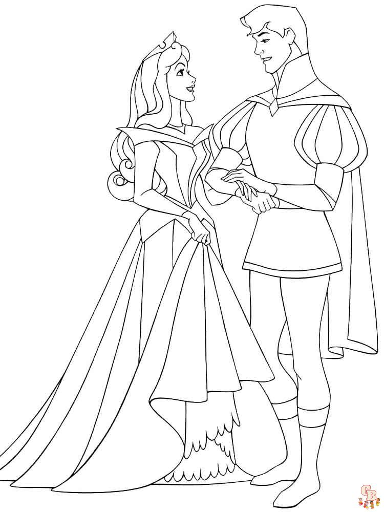 Aurora Disney Princess Coloring Pages 2 1