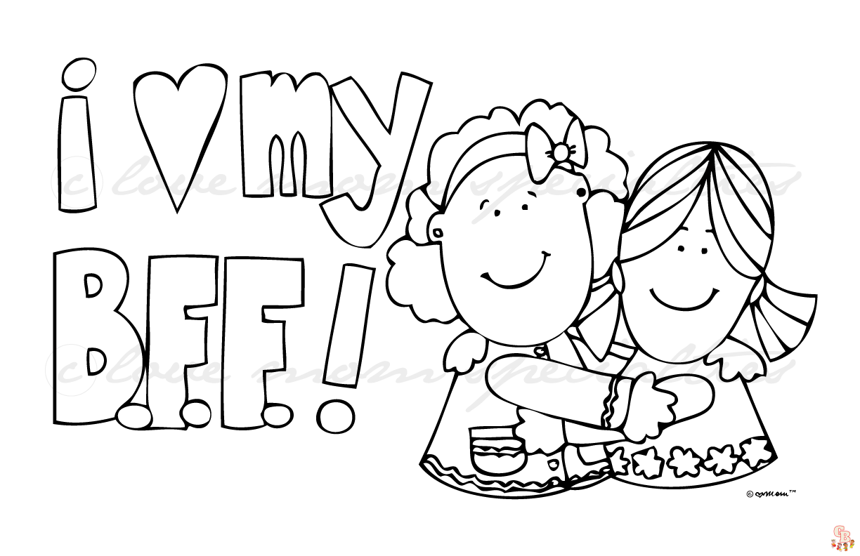 BFF coloring pages 10 1