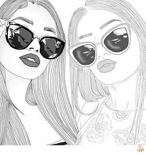 BFF coloring pages 4 1