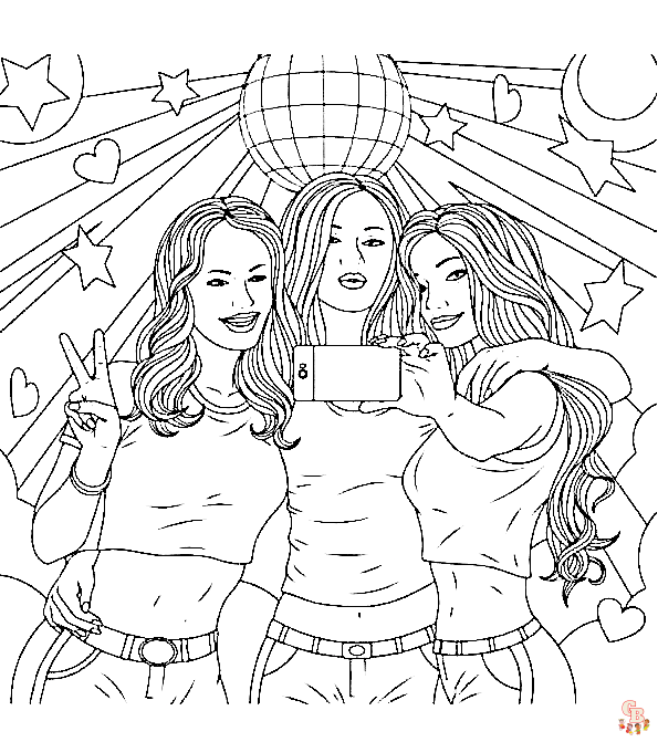 BFF coloring pages 5 1