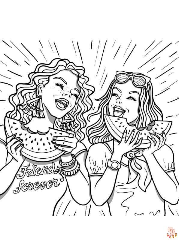 BFF coloring pages 53 1