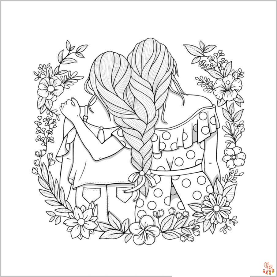 BFF coloring pages 7 1