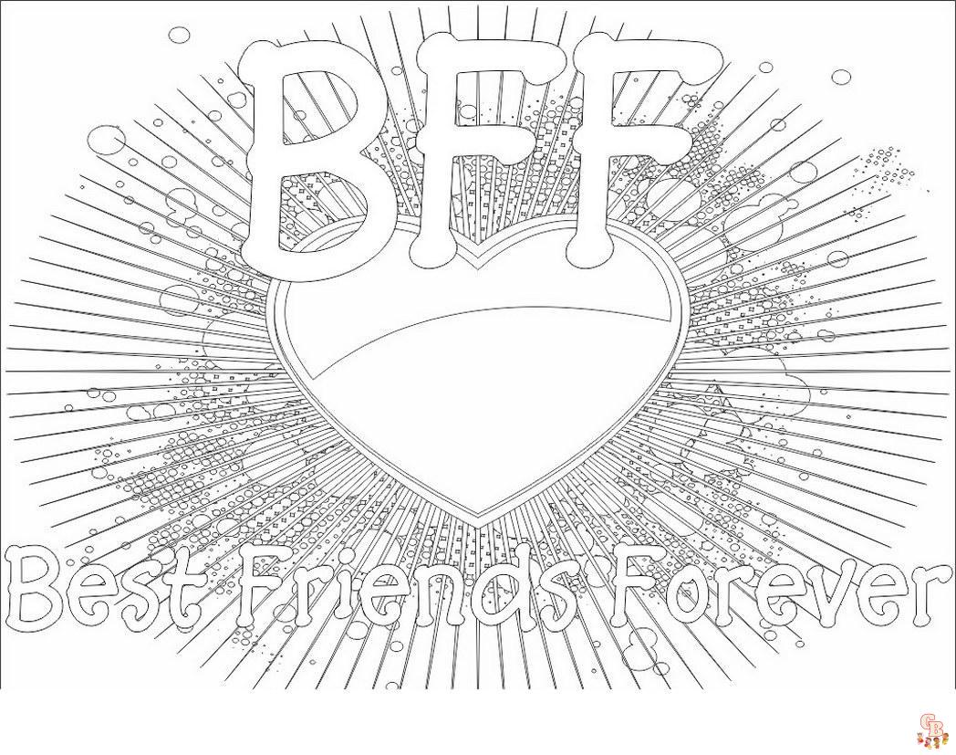 BFF coloring pages 9 1